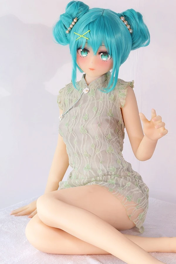 Autome Doll Presents Rosalee a Charming 145cm Anime Sex Doll with Adorable Blue Hair
