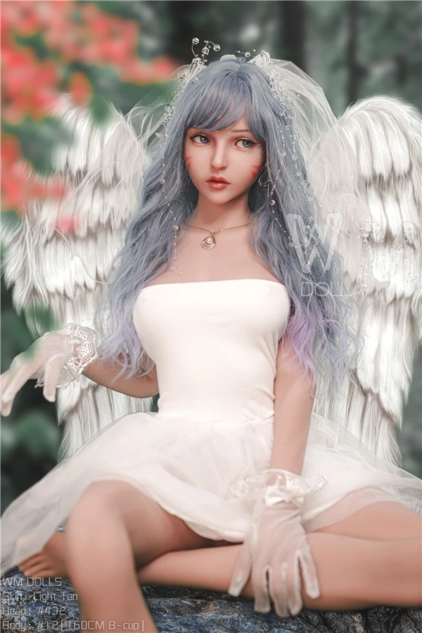 WM Dolls Big Booty Fantasy Angel Sex Doll Maggie 160cm with Complimentary Second Head