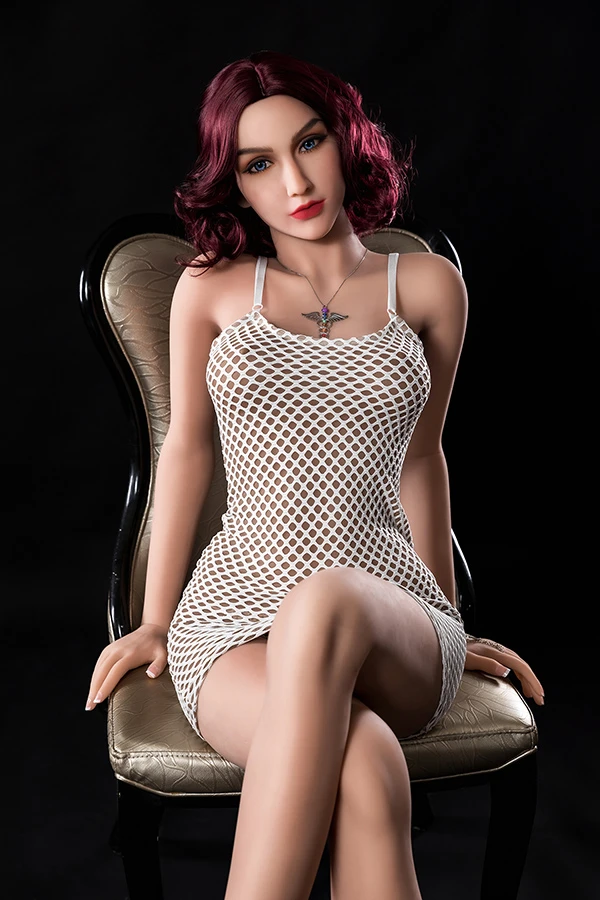 Fire Doll Zhuri 166cm Purple Hair Small Breasted Sex Doll with Complimentary Second Head