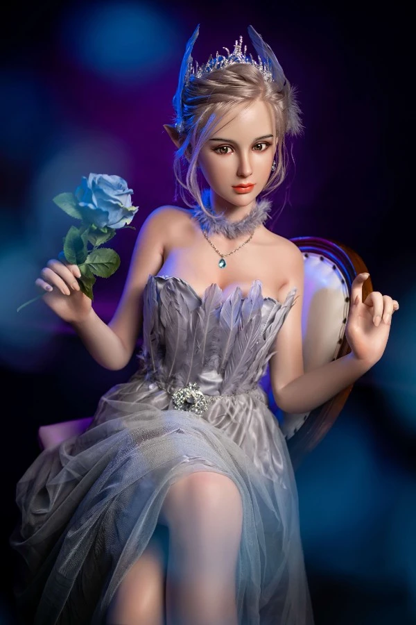 Dime Doll Cynthia 168cm Full Silicone Anime Elf Sex Doll with Interchangeable Head and Body