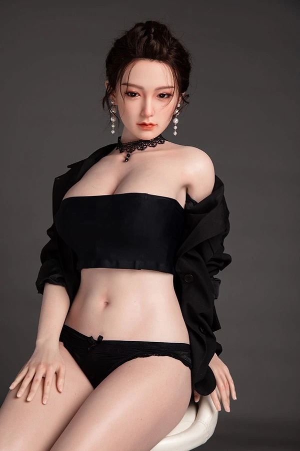JXDoll Anne 170cm Silicone Head Busty Big Booty Sex Doll with Interchangeable Head and Body Features
