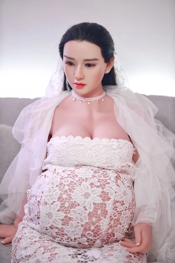 JY Doll Debbie - 160cm Beautiful Asian Pregnant Sex Doll with Interchangeable Head