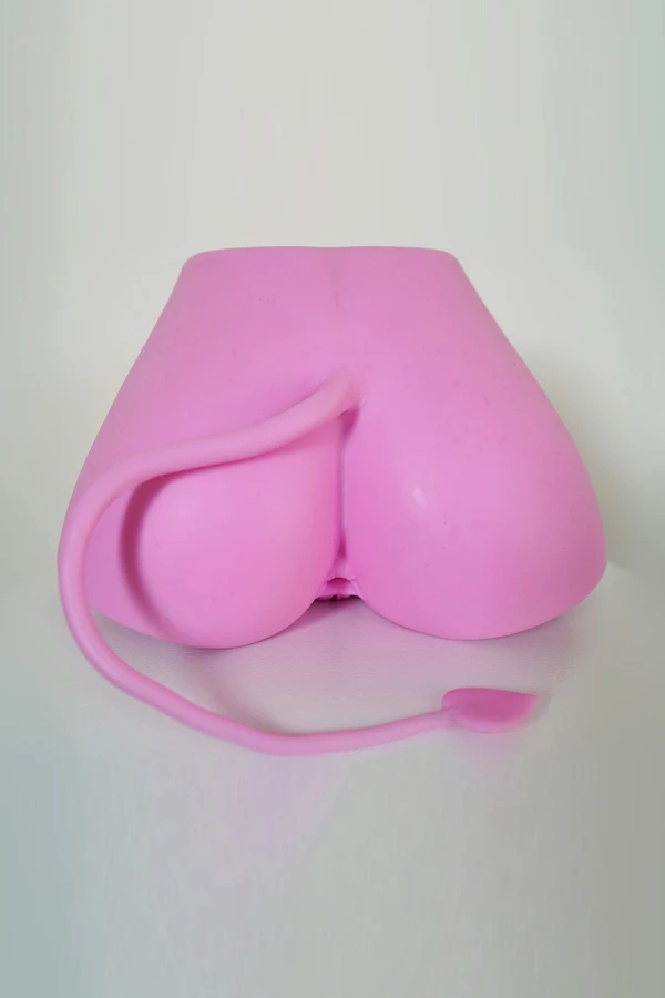 Pink Silicone Succubus-Inspired Butt for Adult Play