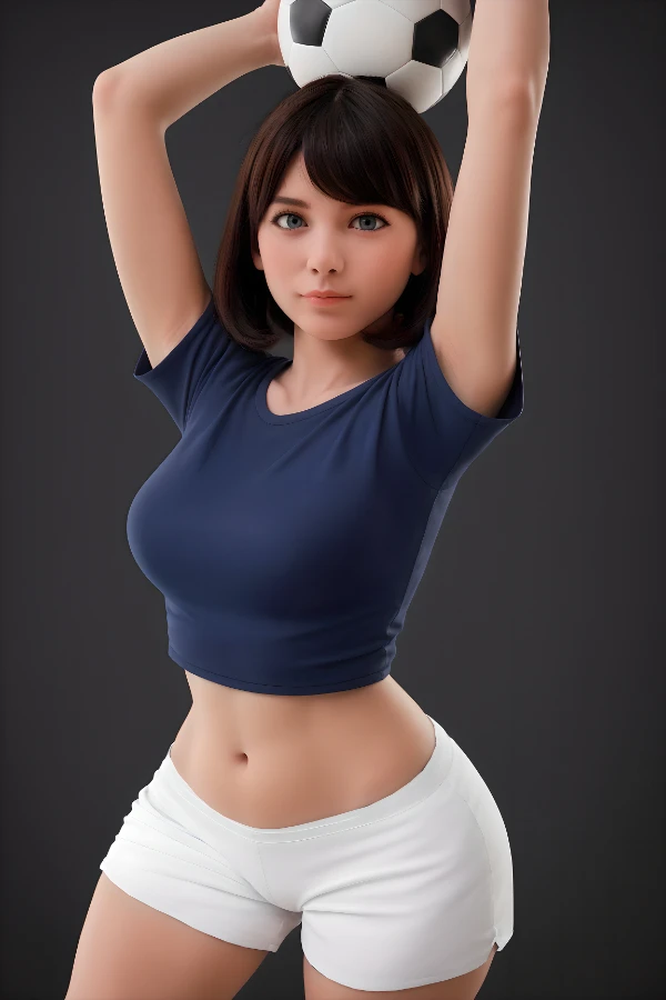 Aibei Doll Jade 151cm with Silicone Head and Big Butt Cute Design Includes Free Second Head