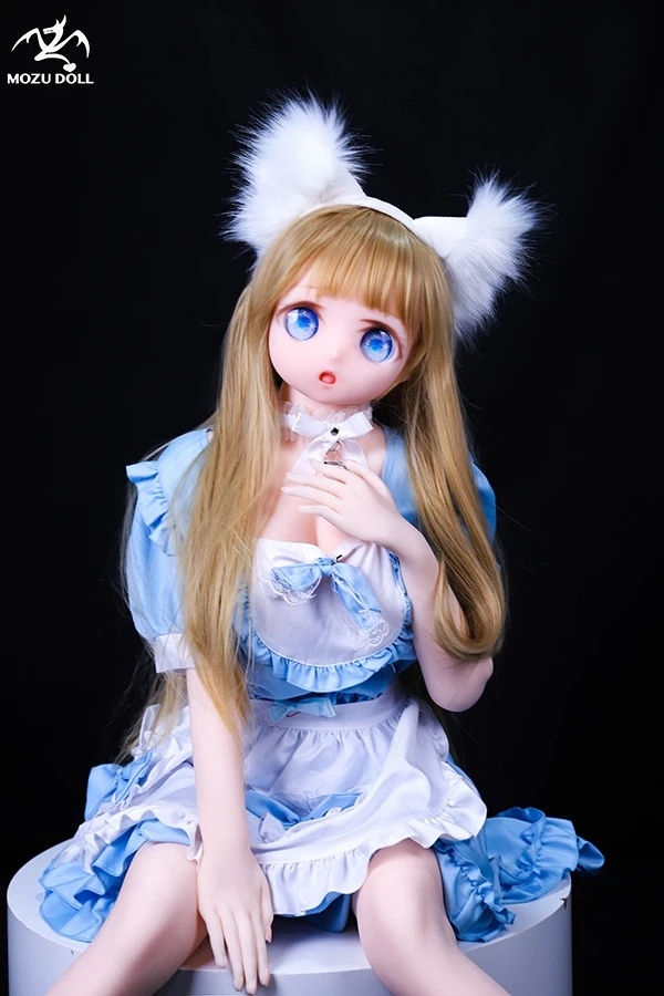 MOZU Doll - Adorable Anime-Inspired Blonde Sex Doll Kelly 145cm with Complimentary Outfit