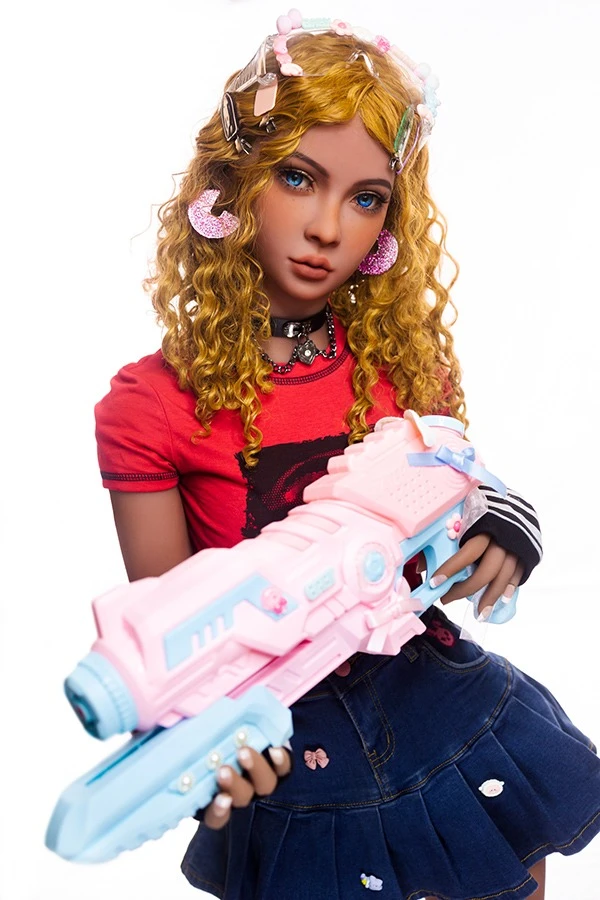 Aibei Naya 158cm Realistic Blonde Sex Doll with Complimentary Second Head