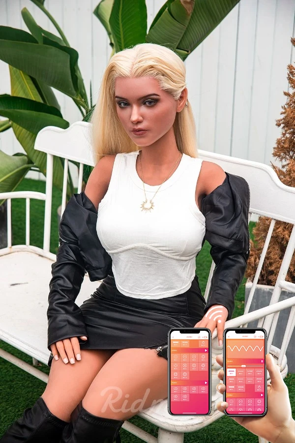 Ridmii Doll Alyssa 163cm Realistic Blonde Sex Doll with Bonus Second Head Included