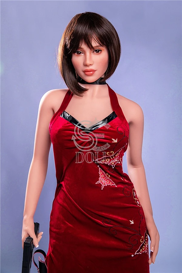 Realistic Black Short Hair Sex Doll Lina Measuring 163cm by SEDOLL