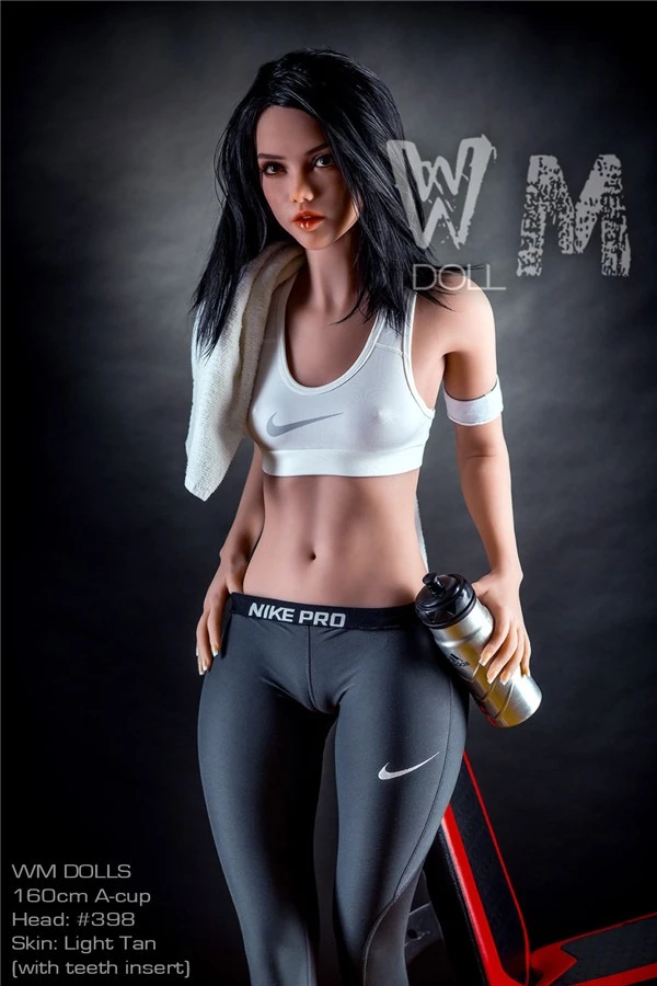 WM Dolls A Cup Small Breast Harmony Sports Sex Doll 160cm with Free Second Head