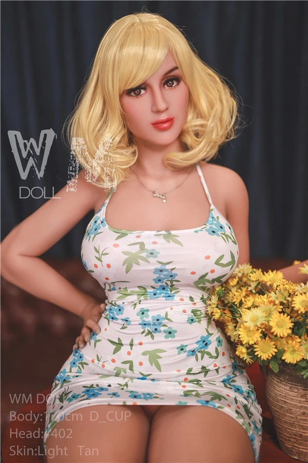 WM Dolls Mature Blonde Big Ass Sex Doll Iliana 170cm with Complimentary Second Head