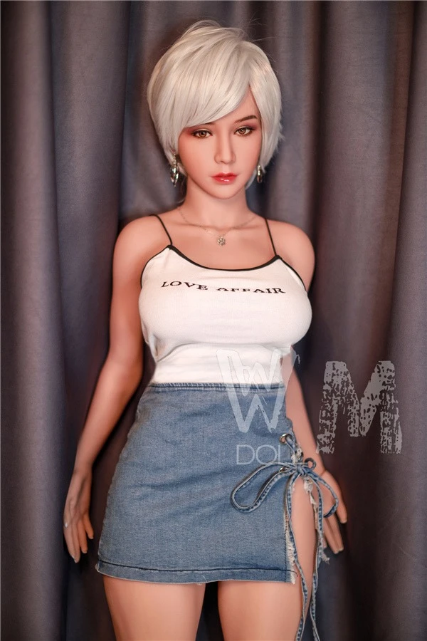 WM Dolls Silver Haired Tall Thick Sex Doll Samira 170cm Includes Free Second Head
