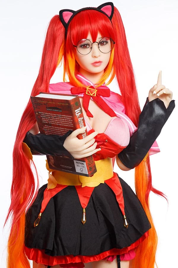 Aibei Doll Presents the Ultimate Japanese Anime Redhead Companion Tessie 158cm with Complimentary Second Head