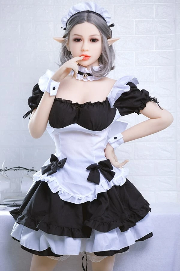Aibei Doll Presents the Stunning Whitney 158cm Realistic Elf Maid Sex Doll with Complimentary Second Head