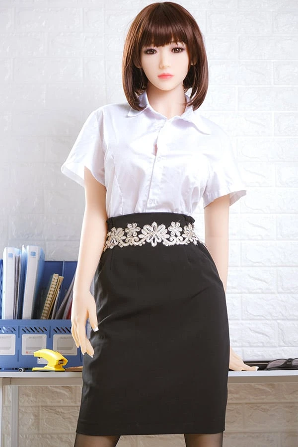 Aibei Doll Hailey 169cm Lifelike Sex Doll with Free Second Head Featuring Sexy Teacher Cosplay