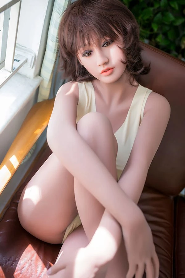 WM Dolls Joelle 140cm Realistic Short Hair Sex Doll with Bonus Second Head