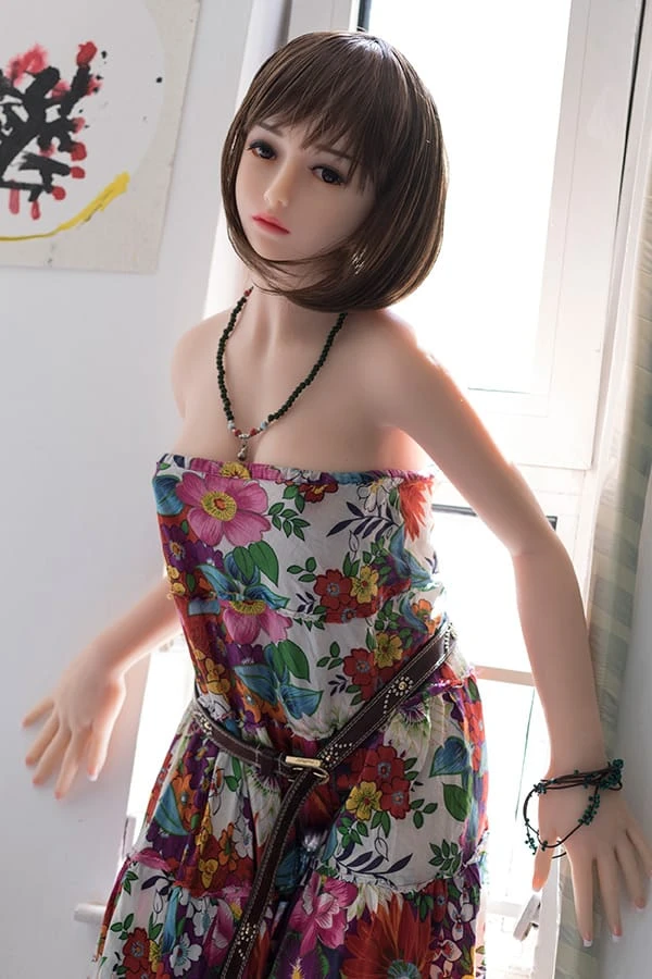 WM Dolls Full Size Adorable Japanese Sex Doll Maggie with Small Breasts 156cm Including Free Second Head
