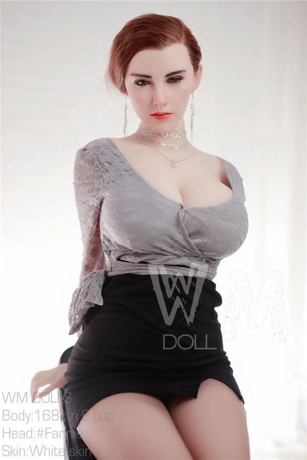 WM Dolls Briella 168cm Exquisite Hyper-Realistic Silicone Sex Doll with Generous Curves and Complimentary Second Head