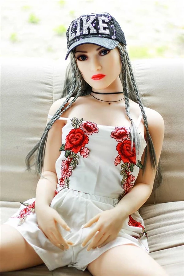 Aibei Doll Sofia 158cm - Realistic Full-Size Female Sex Doll with Small Breasts and Bonus Second Head