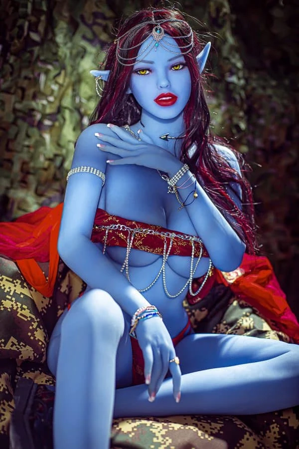 Blue Elf Sex Doll Kyleigh 158cm with Complimentary Second Head