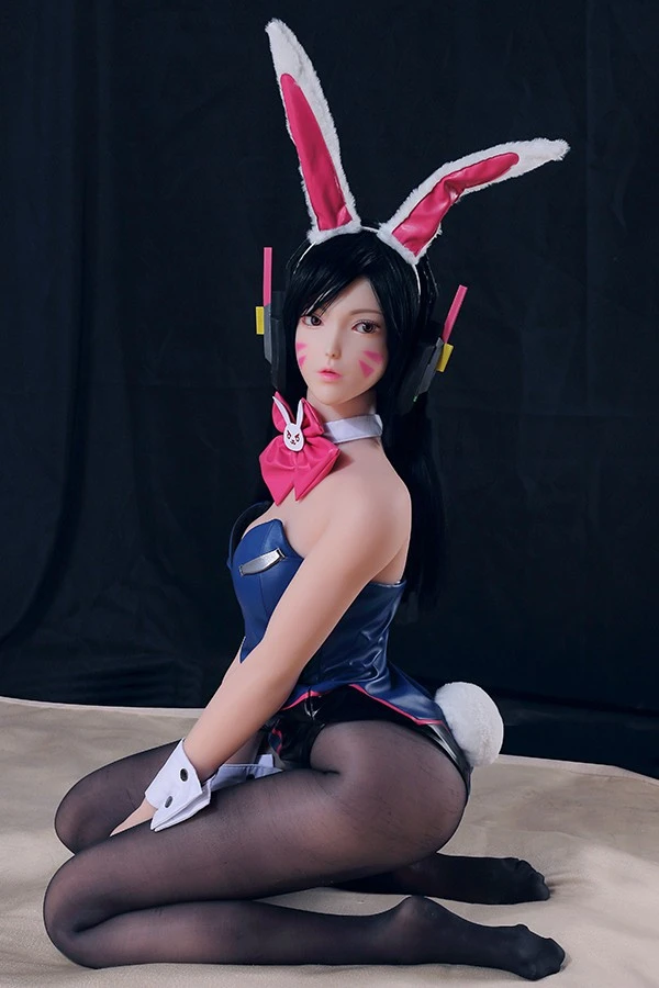 Lifelike Fantasy Anime Sex Doll D.Va Standing at 158cm