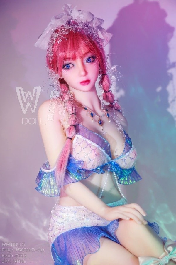 Emory 158cm Sex Doll with Stunning Pink Hair and Complimentary Second Head